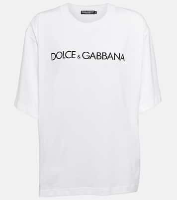 T-shirt cropped in jersey di cotone | Dolce&Gabbana
