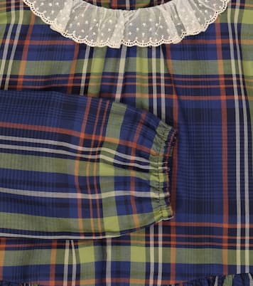 Vestido Thays de algodón con tartán | Bonpoint