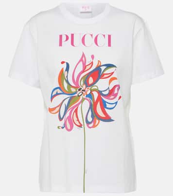 Bedrucktes T-Shirt aus Baumwoll-Jersey | Pucci