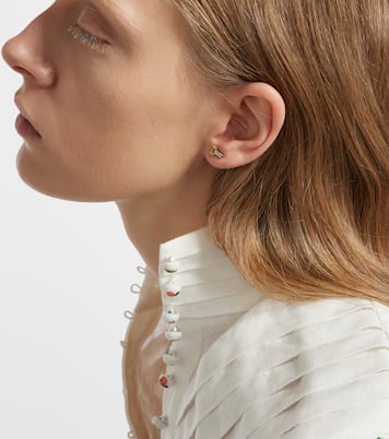 Boucles d'oreilles Tu Y Yo en or 9 ct et pierres précieuses  | Aliita