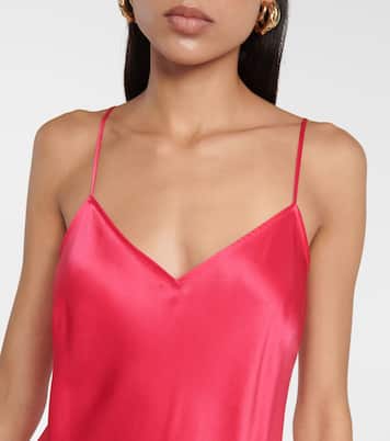 Robe midi en satin de soie | Eres