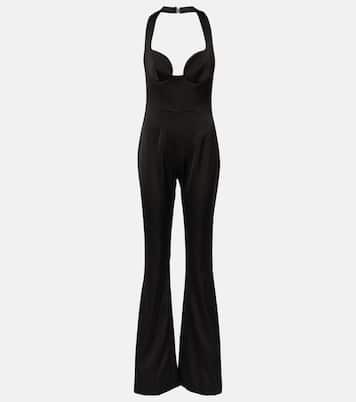 Mono flared con cuello halter | Galvan
