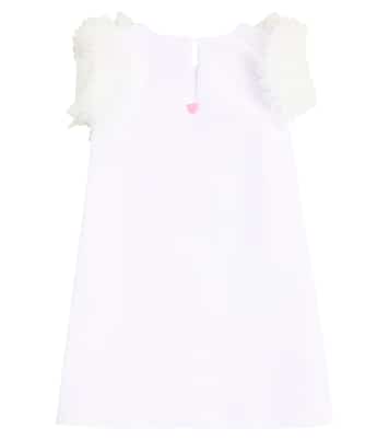 Bedrucktes Kleid aus Crêpe | Monnalisa