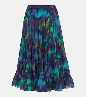 Elfa printed cotton midi skirt | Marant Etoile