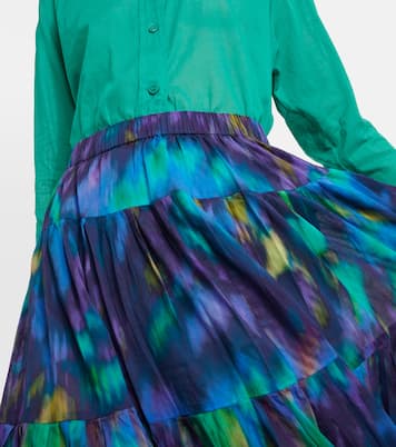 Elfa printed cotton midi skirt | Marant Etoile