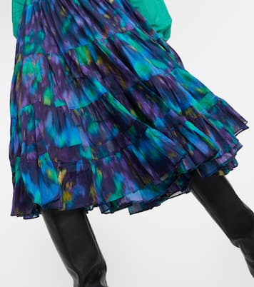 Elfa printed cotton midi skirt | Marant Etoile