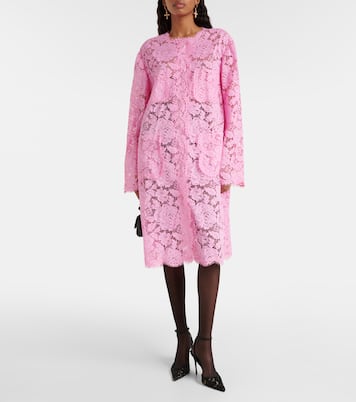Vestido midi de encaje | Dolce&Gabbana