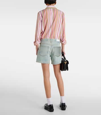 Shorts di jeans a vita media | Re/Done