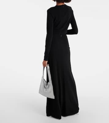 Abito lungo in jersey con cut-out | Christopher Esber
