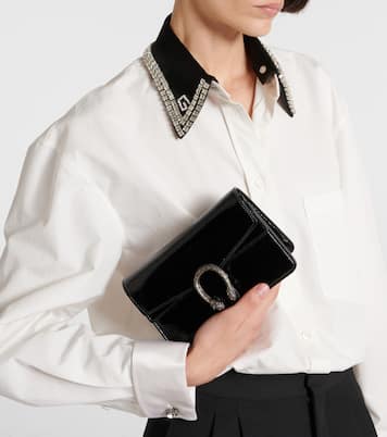 Schultertasche Dionysus Small aus Lackleder | Gucci