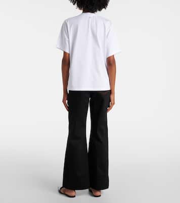 T-shirt in jersey di cotone | Victoria Beckham