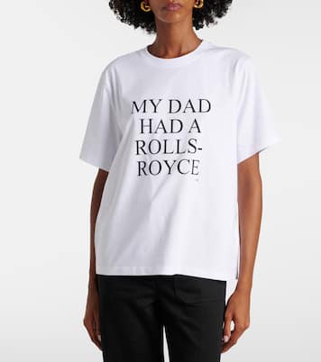 T-shirt in jersey di cotone | Victoria Beckham