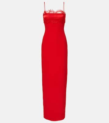 Robe aus Cady mit Spitze | David Koma