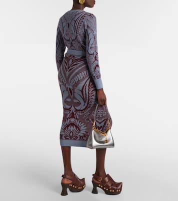 Midirock aus Woll-Jacquard | Etro