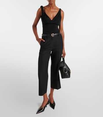 Draped crêpe jersey top | Toteme