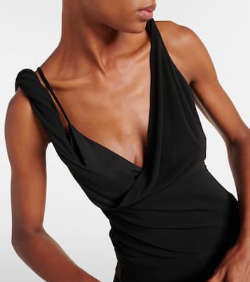 Draped crêpe jersey top | Toteme