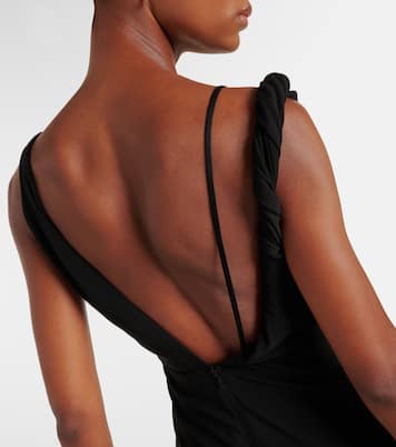 Draped crêpe jersey top | Toteme