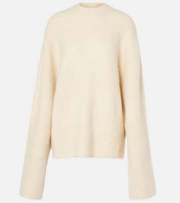 Oversize-Pullover aus Rippstrick | Entire Studios