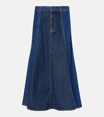 Falda midi Arles en denim | AG Jeans