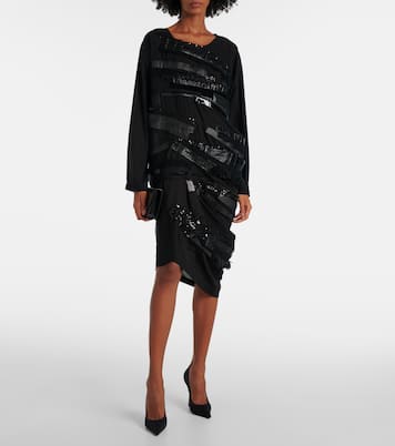 Vestido midi asimétrico con paneles | Junya Watanabe