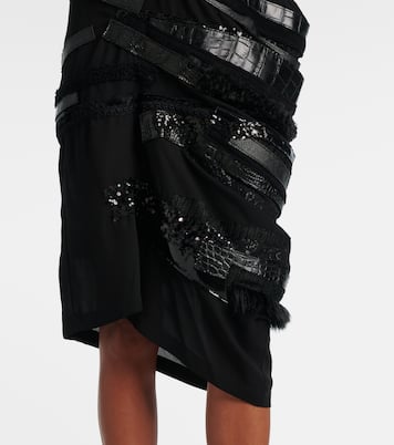 Vestido midi asimétrico con paneles | Junya Watanabe