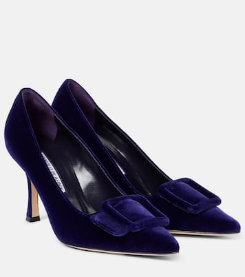 Pumps Maysale 90 in velluto | Manolo Blahnik