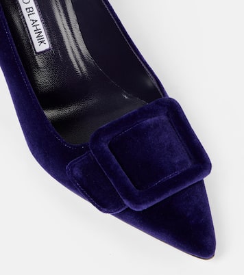 Pumps Maysale 90 in velluto | Manolo Blahnik