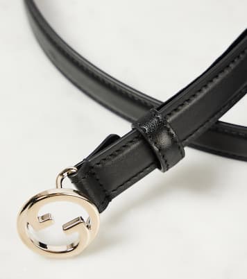Ceinture Blondie Interlocking G en cuir | Gucci