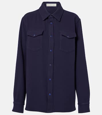 Camisa Midnight Sea de cachemir | God's True Cashmere