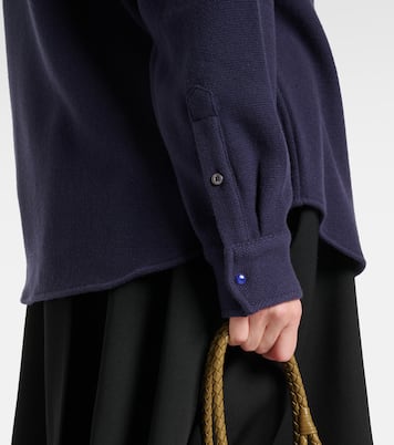 Camisa Midnight Sea de cachemir | God's True Cashmere