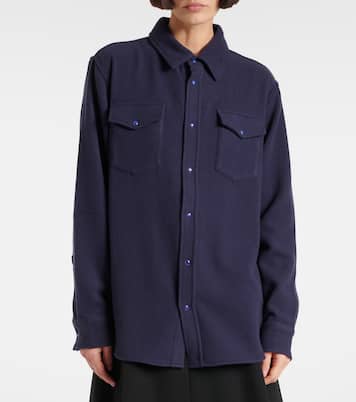 Camisa Midnight Sea de cachemir | God's True Cashmere