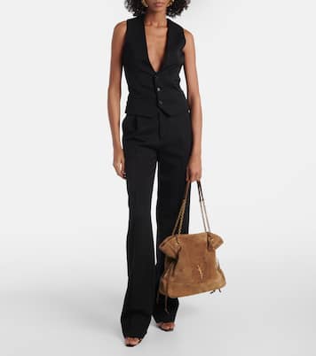 Cabas Jamie Shopping en daim | Saint Laurent