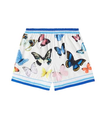Shorts in cotone con stampa | Dolce&Gabbana Kids
