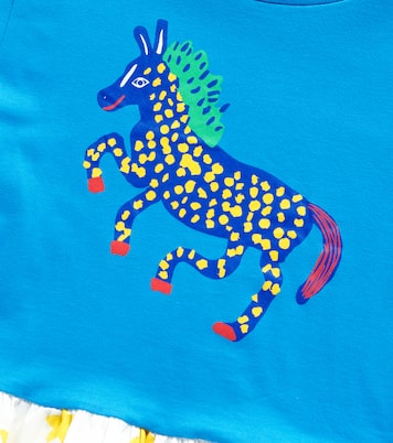 Printed cotton jersey T-shirt | Fábula