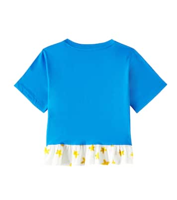 Printed cotton jersey T-shirt | Fábula