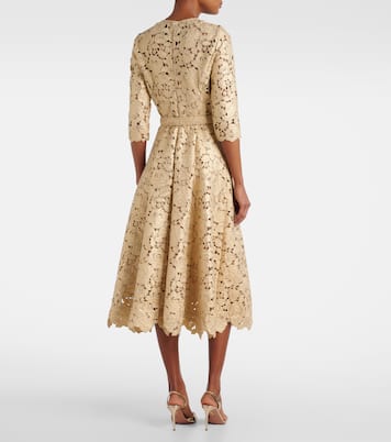 Guipure lace cocktail dress | Oscar de la Renta