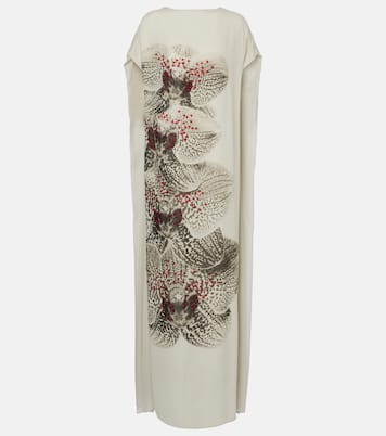 Abito lungo in georgette di seta | Dries Van Noten
