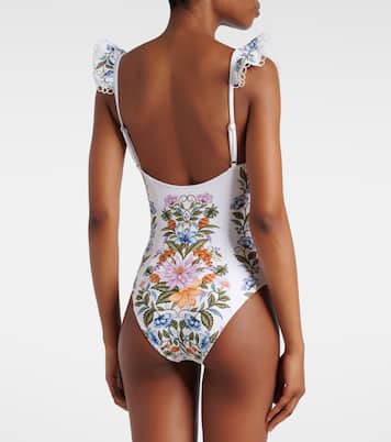 Costume intero Sweet Bloom con volant | Farm Rio