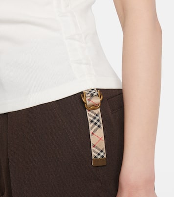 Top in misto cotone | Burberry