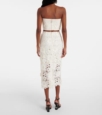 Bustier de novia de encaje | Rotate