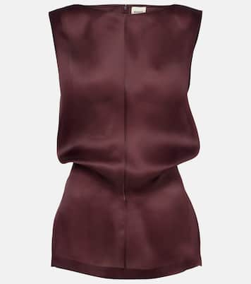 Toma silk minidress | Khaite