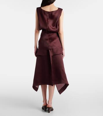 Toma silk minidress | Khaite