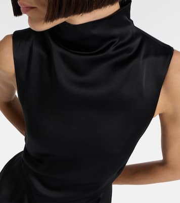 Abito lungo in raso | Stella McCartney