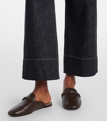 High-rise wide-leg jeans | Brunello Cucinelli