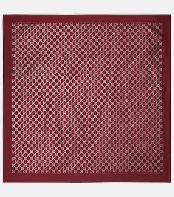 GG silk twill scarf | Gucci