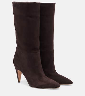Stiefel 85 aus Veloursleder | Gianvito Rossi