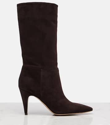 Stiefel 85 aus Veloursleder | Gianvito Rossi
