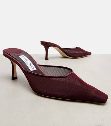 Mules Vivi 65 en résille | Jimmy Choo