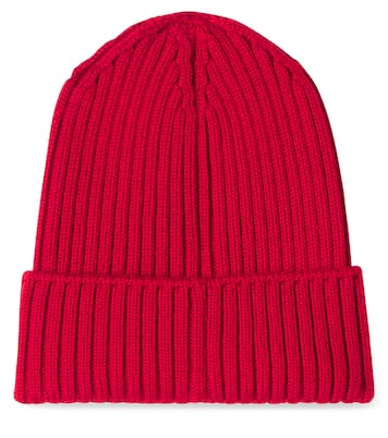 Logo virgin wool beanie | Moncler Enfant