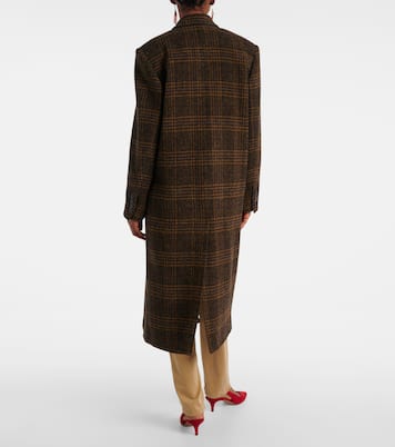 Lexana checked virgin wool coat | Marant Etoile